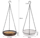 TUWENA Vogelfutterspender 2er Set mit Kette & Haken Bild 1