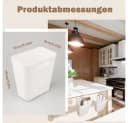 TUWENA Aufbewahrungsbox 4 Stück Küchenschranktür-Aufbewahrungsbox, Wandaufbewahrungsboxen, für Schrank, Badezimmer, Kühlschrank Bild 1