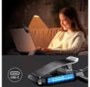 TUWENA LED Leselampe Buchklemme 360° Flexibel 9 LEDs 3 Farbtemperaturen Bild 5