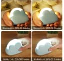 TUWENA LED Nachtlicht Wolkenform Blau Dimmbar Kinder Nachtlampe Bild 3
