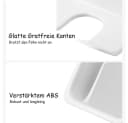 AFKSMILE Haartrocknerhalter Weiß Ohne Bohren Mit Kabelhalter Bild 3