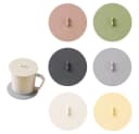 AFKSMILE Silikon-Deckel 6-tlg. Bunt 10cm Auslaufsicher Bild 2