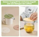 AFKSMILE Silikon-Deckel 6-tlg. Bunt 10cm Auslaufsicher Bild 4