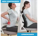 AFKSMILE Rückenkissen Memory Foam Schwarz mit Riemen Bild 5