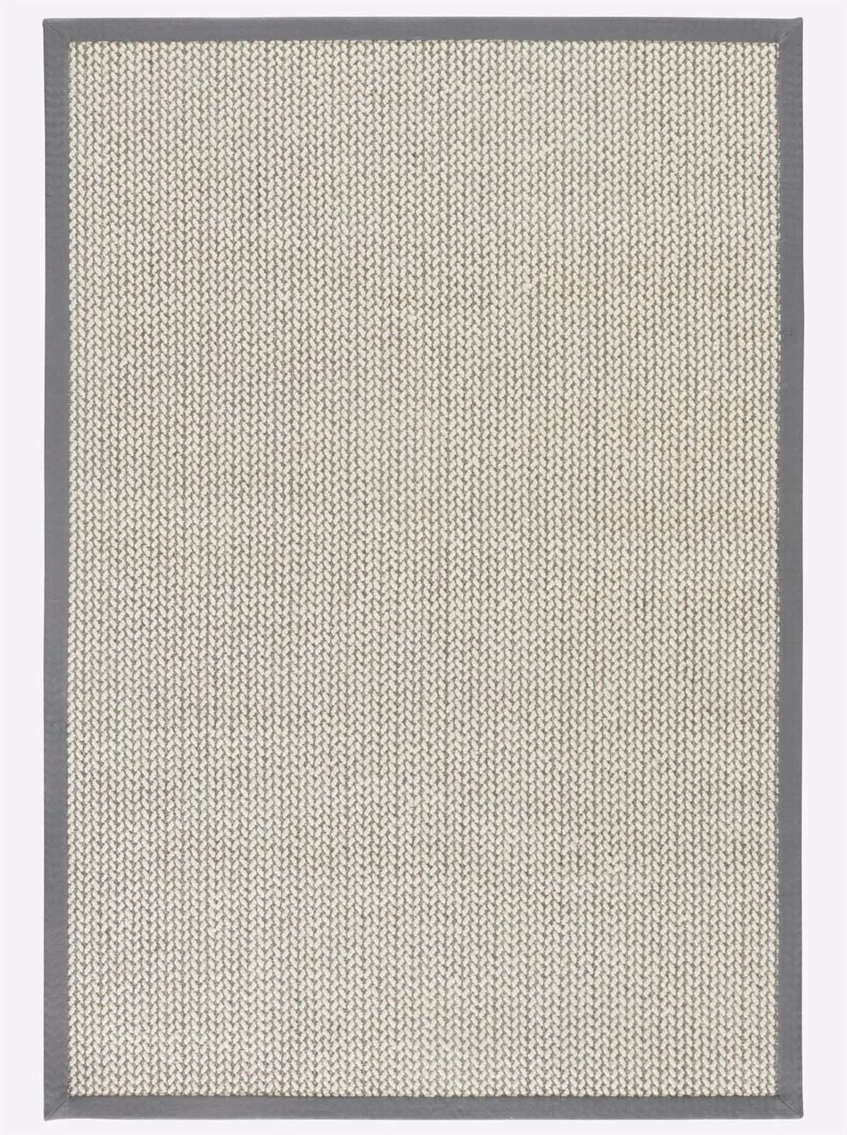 HEINE HOME Sisal Teppich Grau Strickoptik