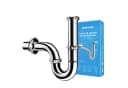 SURFOU Siphon für Waschbecken 1 1/4 Zoll Edelstahl mit Geruchsverschluss Bild 2