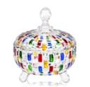FANNOU Vorratsglas Handbemalt Bunt mit Deckel und Griff Bild 2