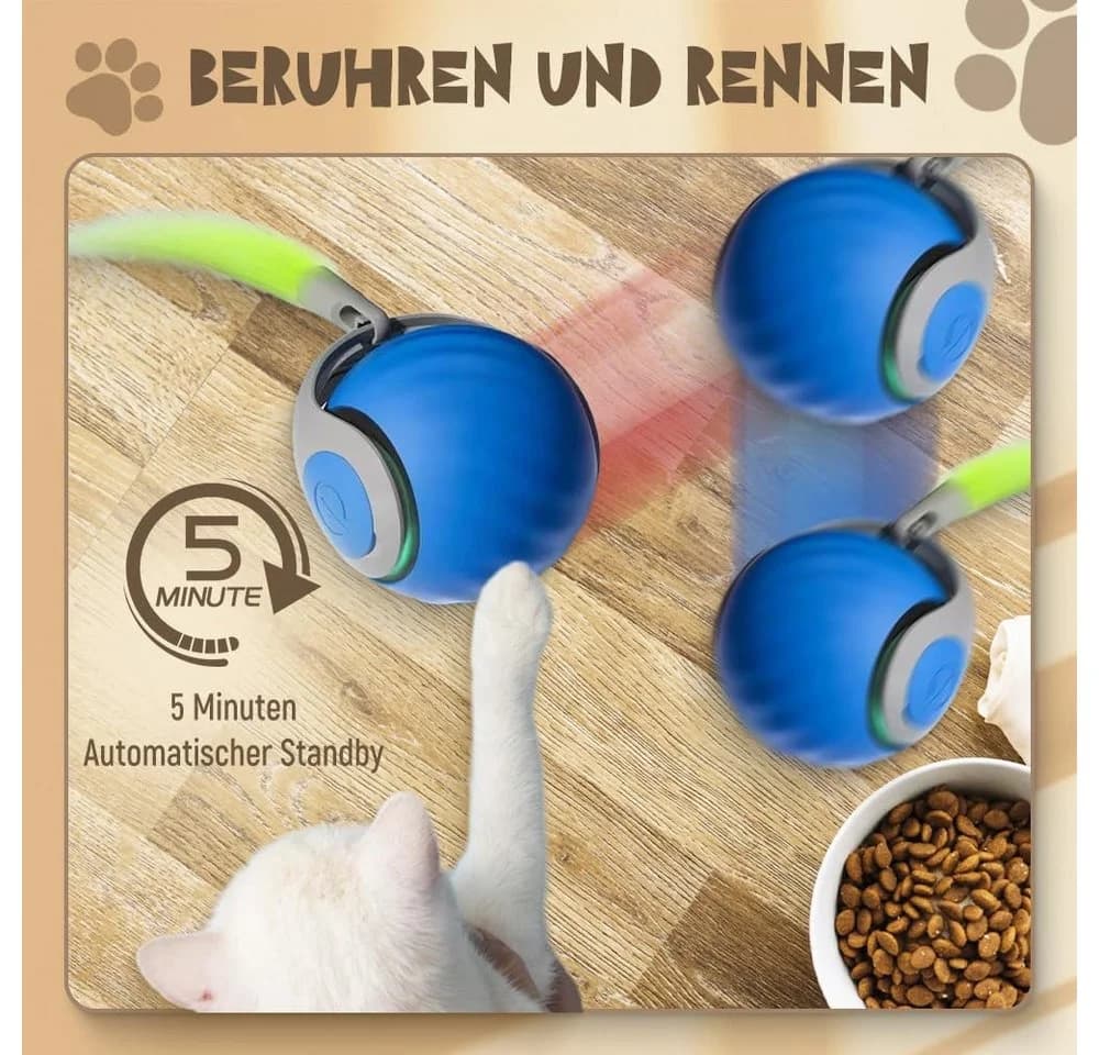 FANNOU Elektrischer Intelligenzball für Katzen und Hunde