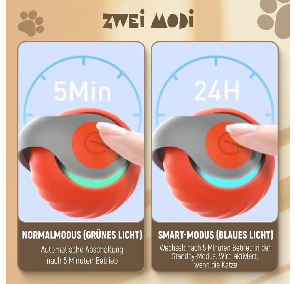 FANNOU Elektrischer Intelligenzball für Katzen und Hunde - Bild 3