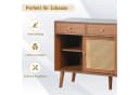 Celya Sideboard Kommode mit 3 Schubladen und 3 Schiebetüren, Rattangeflecht Bild 5