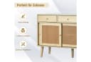 Celya Sideboard Kommode mit 3 Schubladen und 3 Schiebetüren, Rattangeflecht Bild 5