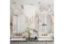 Celya Spiegelschrank Moderner Wand-Badezimmerschrank, Rechteckiger Spiegelschrank mit Stauraum, Metallrahmen, Gold Bild 5
