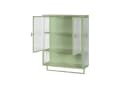 Celya Wandhängeschrank 60 cm Grün mit Glastüren Modern Bild 3