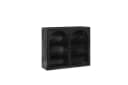 Celya Wandhängeschrank 70 cm Glas-Türen Moderner zweitüriger Wandschrank, Schwarz Bild 5