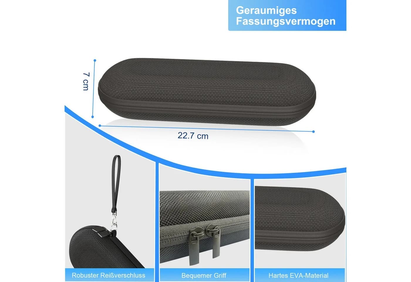 Comfy Mate Aufbewahrungsbox Elektrisches Zahnbürsten Etui Reisebox
