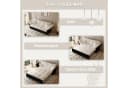 Celya Schlafsofa 3-in-1 mit Tufting & Kissen Bild 3