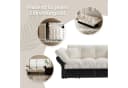 Celya Schlafsofa 3-in-1 mit Tufting & Kissen Bild 5