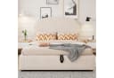 Celya Polsterbett 140x200 cm mit Stauraum Beige Bild 2