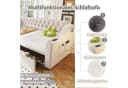 Celya Polsterbett Schlafsofa Beige mit USB und Stauraum Bild 3