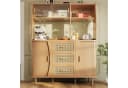 Celya Küchenbuffet Buffetschrank Rattanoptik mit Stauraum Bild 2