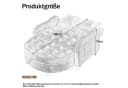 Celya Multifunktionales Sofa-Bett 2-in-1 mit Aufbewahrungshocker Braun Chenille Bild 3