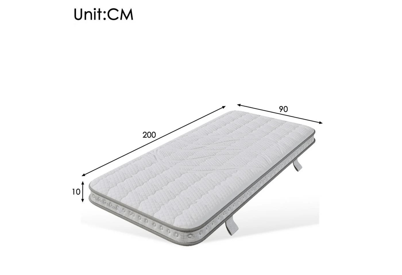 Celya Taschenfederkernmatratze H3 Hybrid mit Kaltschaum 10 cm
