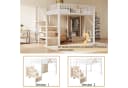 Celya Hochbett 140x200 cm mit Kleiderschrank und Aufbewahrungsleiter Bild 4