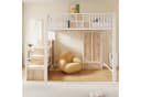 Celya Hochbett 140x200 cm mit Kleiderschrank und Aufbewahrungsleiter Bild 5