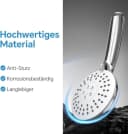 AIMAX Hochdruck Duschkopf mit Anti-Kalk & 3 Strahlarten Bild 5