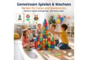 AIMAX Magnetbausteine 58 Teile STEM Konstruktionsspielzeug Bunt Bild 3