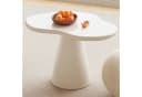 Guyii Beistelltisch Wohnzimmer Cremeweiß Modern Mattlack Bild 3