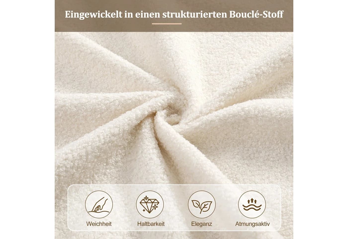 Celya Polsterbett Einzelbett Beige mit Stauraum - Bild 3