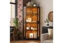 Celya Eckvitrine mit LED-Beleuchtung und Glasregalen Bild 2