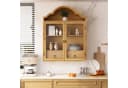 Celya Hängeschrank Retro Wandschrank Beige Massivholz Bild 2