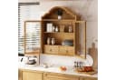 Celya Hängeschrank Retro Wandschrank Beige Massivholz Bild 4