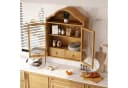 Celya Hängeschrank Retro Wandschrank Beige Massivholz Bild 5