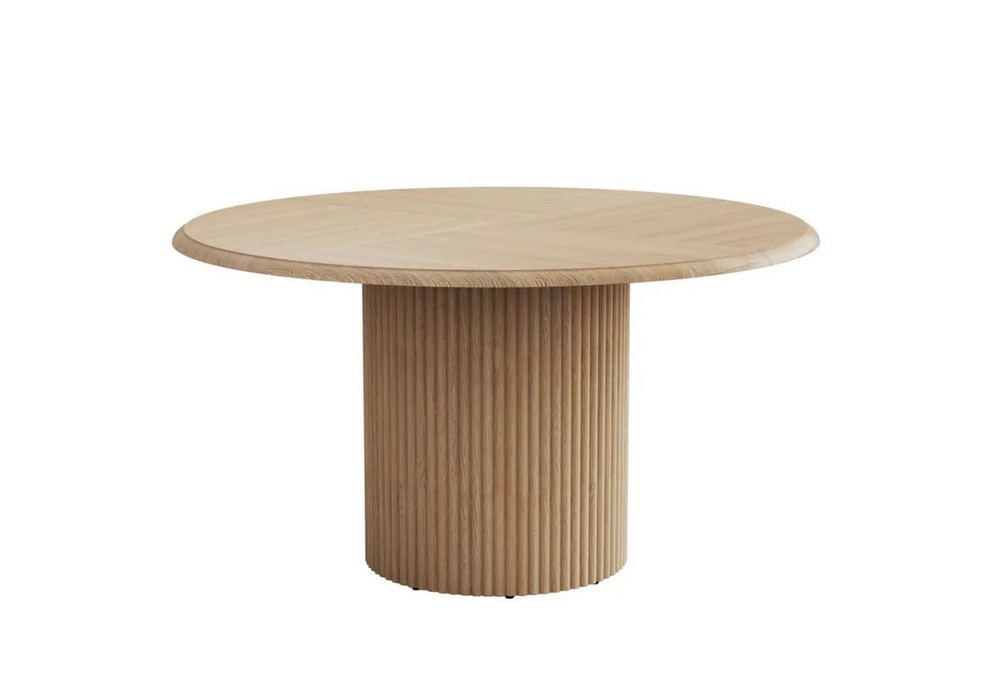 Celya Runder Esstisch Beige Metallgestell - Bild 2