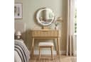 Celya Schminktisch mit LED-Spiegel und Schubladen Beige Bild 2