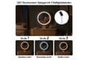 Celya Schminktisch mit LED-Spiegel und Schubladen Beige Bild 5