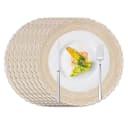 TUWENA Platzset 6er Set Boho Tischset Rund Geflochten, 38 cm Bild 2