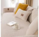 TUWENA Sofabezug Sofa Überzug 1/2/3/4 Sitzer, L Form Sofaüberwurfe, Ecksofa Sofa Überzug Beige/Grau Bild 4