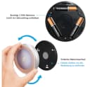 TUWENA Wandleuchte 3 Pack Nachtlicht Bewegungsmelder Silber Bild 3