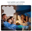 TUWENA Akustikplatte Selbstklebend 12er Set Schwarz/Weiß Bild 4