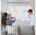 TUWENA Akustikplatte Selbstklebend 12er Set Schwarz/Weiß Bild 5