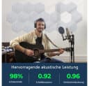 TUWENA Akustikplatte Selbstklebend 12er Set Silber Grau Bild 3