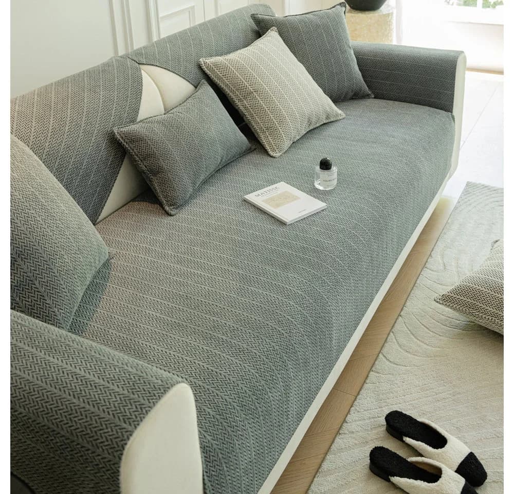 TUWENA Sofahusse Sofa Überzug L-Form Ecksofa - Bild 2