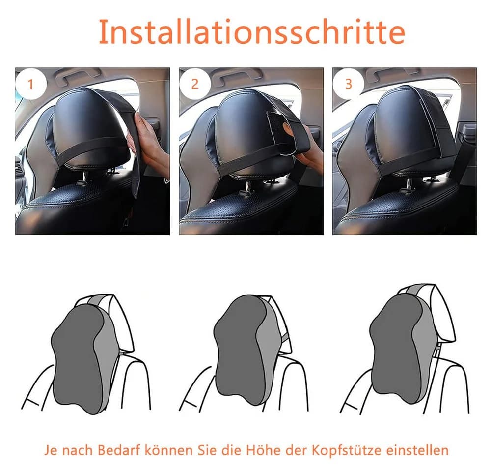 TUWENA Nackenkissen Auto Memory Foam Nackenstütze - Bild 5