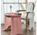 TUWENA Tischläufer Boho Gaze Tischläufer Lotuswurzel Rosa Bild 3