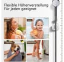 AFKSMILE Brausehalter 360° Drehbar mit Saugnapf Schwarz/Silber Bild 5