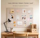 AFKSMILE Selbstklebende Pinnwand aus Filz Beige Schwarz 120x90cm Bild 4